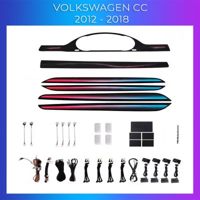 Lumini Ambientale NIGHTVIBE trimuri Volkswagen CC 2011-2016 AMB-VW-CC-2012 control din telefon sau sistemul original