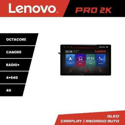 Navigatie Mercedes GLK 2011-2014 NTG4.5 Lenovo PRO 4+64 2K 13 inch qled android 4G DSP gps internet  Kit-w204-N45