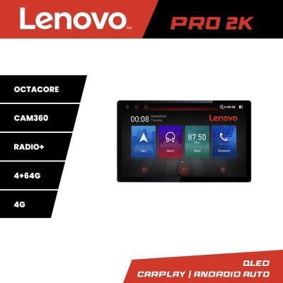 Navigatie Hyundai I40 Lenovo PRO 4+64 2K 13 inch qled android 4G DSP gps internet  Kit-i40