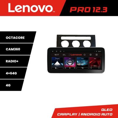 Navigatie VW Touran 2003-2009 clima automata K-touran2 Lenovo PRO 4+64 12.3 inch qled android 4G DSP gps internet et GPS WI