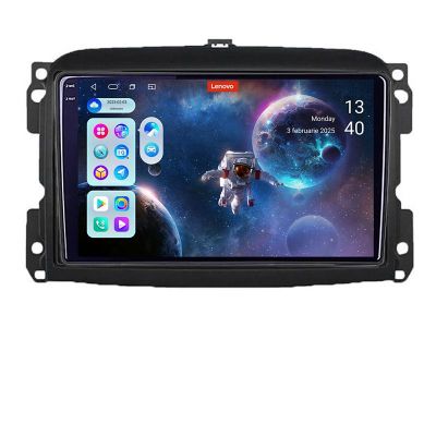 Navigatie Fiat 500 2015-2021 Kit-500 8 core QLED 2K 12+256 360 Android Waze USB Navigatie Internet Youtube Radio