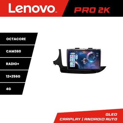Navigatie Opel Mokka 2016- Lenovo Kit-MOKKA2 8 core QLED 2K 12+256 360 Android Waze USB Navigatie Internet Youtube Radio