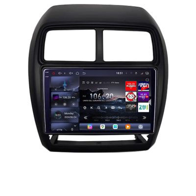Navigatie Mitsubishi ASX 2017-2021 model facelift Android radio gps internet 8 core QLED 2K 16+512GB 360 Edotec