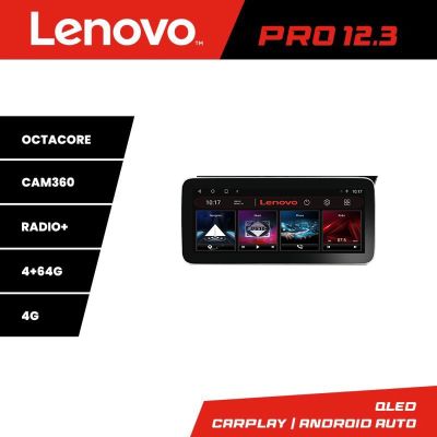 Navigatie Kia Niro 2017- Lenovo PRO 4+64 12.3 inch qled android 4G DSP gps internet  Kit-niro