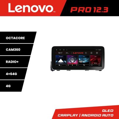 Navigatie Mazda 6 2018-  Lenovo PRO 4+64 12.3 inch qled android 4G DSP gps internet  Co