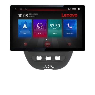 Navigatie Citroen C1 Peugeot 107 Toyota Aygo 2005-2014 Lenovo PRO 4+64 13 inch 2K android 4G DSP gps internet  KIT-C1 v1
