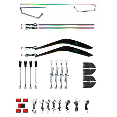 Lumini Ambientale NIGHTVIBE Toyota Corolla 2019-2021 set complet control telefon sau sistem original