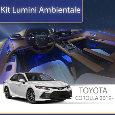 Lumini Ambientale NIGHTVIBE Toyota Corolla 2019-2021 set complet control telefon sau sistem original