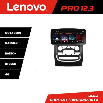 Navigatie Dodge Durango 2014-2020 Lenovo Qled 12.3 inch Octa Core 8+256 360 DSP ADAS carplay android auto radio internet Kit-+PRO-12.3-8+256