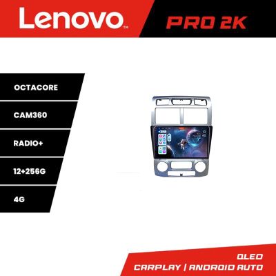 Navigatie Kia Sportage 2005-2007 Lenovo Kit-0023 8 core QLED 2K 12+256 360 Android Waze USB Navigatie Internet Youtube Radio