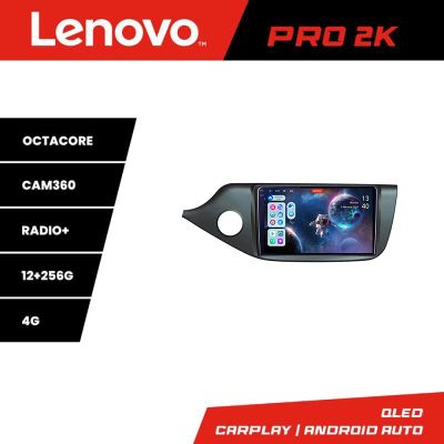 Navigatie Kia Ceed 2012-2018 Lenovo Kit-KI39 8 core QLED 2K 12+256 360 Android Waze USB Navigatie Internet Youtube Radio