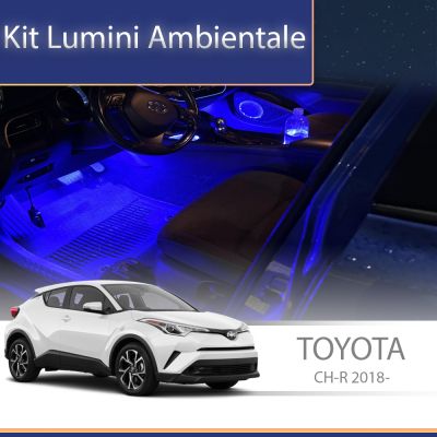 Lumini Ambientale NIGHTVIBE Toyota CH-R 2018- set complet control telefon sau sistem original