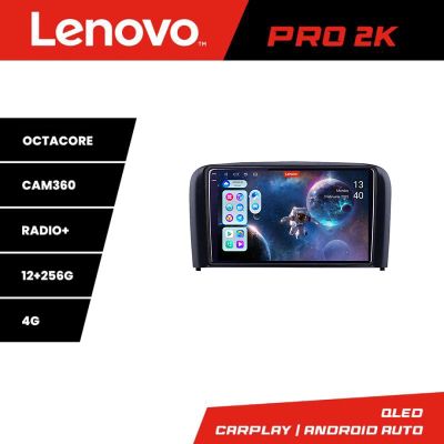 Navigatie Volvo S80 2004-2006 Lenovo Kit-S80 8 core QLED 2K 12+256 360 Android Waze USB Navigatie Internet Youtube Radio