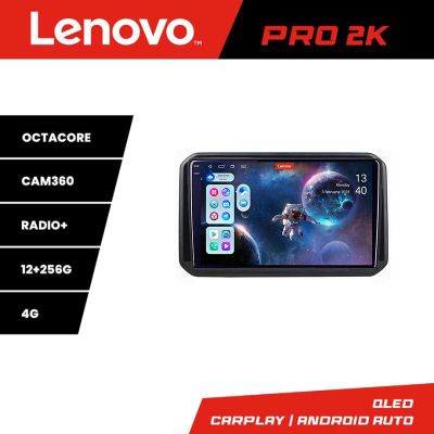 Navigatie Suzuki Ignis 2016- Lenovo Kit-IGNIS16 8 core QLED 2K 12+256 360 Android Waze USB Navigatie Internet Youtube Radio