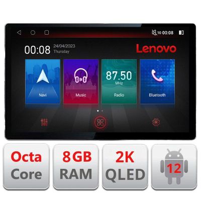Navigatie Seat Arona ecran 13" 2K 8+128 Android Waze USB Navigatie 4G 360 Toslink Youtube Radio kit-arona+EDT-E