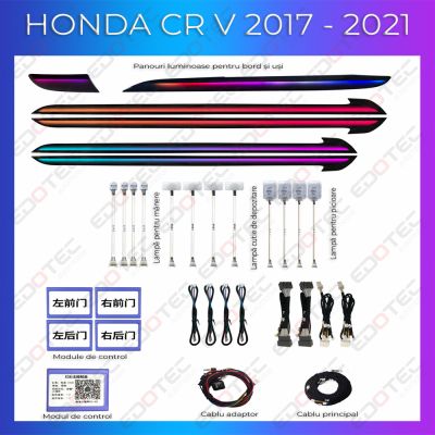 Lumini Ambientale NIGHTVIBE Honda CRV 2017-2021 set complet control telefon sau sistem original
