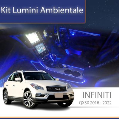 Lumini Ambientale NIGHTVIBE Inifnity QX50 2018-2022 set complet control telefon sau sistem original
