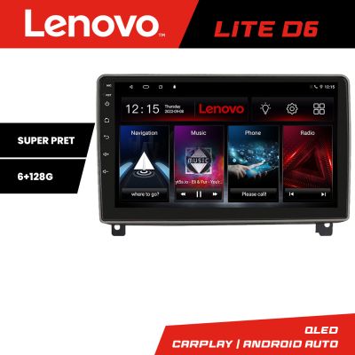 Navigatie Peugeot 407 2004-2011 8 core 6+128 GB Android Waze USB Navigatie Internet Youtube Radio Lenovo