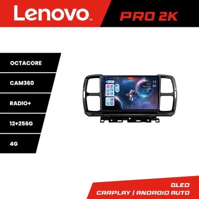 Navigatie Citroen C5 Aircross Android radio gps internet 8 core QLED 2K 12+256 360 Lenovo