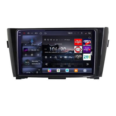 Navigatie Nissan Qashqai X-Trail 2013-2018 Edotec Kit-353 8 core QLED 2K 16+512GB 360 Android Waze USB Navigatie Internet Youtube Radio