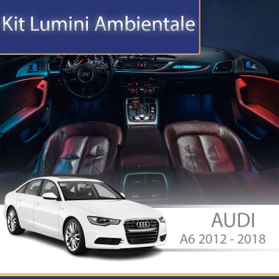 Lumini Ambientale NIGHTVIBE Audi  A6 RS6 C7 2012-2018 set complet control telefon sau sistem original trimuri