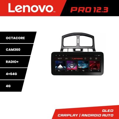 Navigatie Hyundai Santa Fe 2000-2006 Lenovo PRO 4+64 12.3 inch qled android 4G DSP gps internet  C
