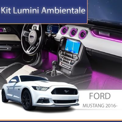 Lumini Ambientale NIGHTVIBE Ford Mustang 2016-2020 set complet control telefon sau sistem original