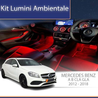 Lumini Ambientale NIGHTVIBE Mercedes Benz W176 trim bord control telefon sau sistem original