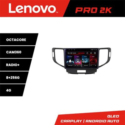 Navigatie Honda Accord 2008-2012 Lenovo Kit-8951 8 core QLED 2K 8+256 360 Android Waze USB Navigatie Internet Youtube Radio