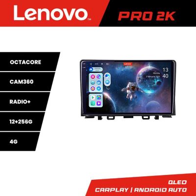 Navigatie Kia Rio 2019- Android radio gps internet 8 core QLED 2K 12+256 360 Lenovo