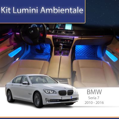 Lumini Ambientale NIGHTVIBE BMW Seria 7 2010-2016 dedicat set complet control telefon sau sistem original
