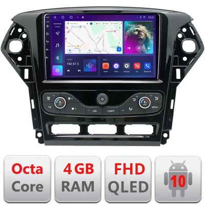 Navigatie Ford Mondeo 2011-2014 Android radio gps internet 4+64 carplay android auto KIT-mondeo-nav-10+EDT-E309v3