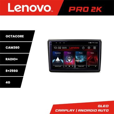 Navigatie Fiat BRAVO 2007-2014 Lenovo Kit-BRAVO 8 core QLED 2K 8+256 360 Android Waze USB Navigatie Internet Youtube Radio