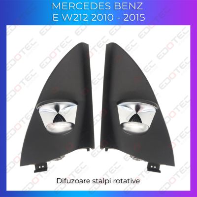 Lumini Ambientale NIGHTVIBE difuzoare stalpi rotative Mercedes E W212 CLS W218 control pe sistemul original sau telefon