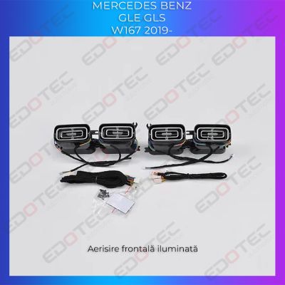 Lumini Ambientale NIGHTVIBE Mercedes W167-02 2019-2023 dedicat ventilatoare iluminate control telefon sau sistem original