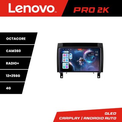 Navigatie Mercedes SLK 2004-2011 Lenovo Kit-SLK 8 core QLED 2K 12+256 360 Android Waze USB Navigatie Internet Youtube Radio