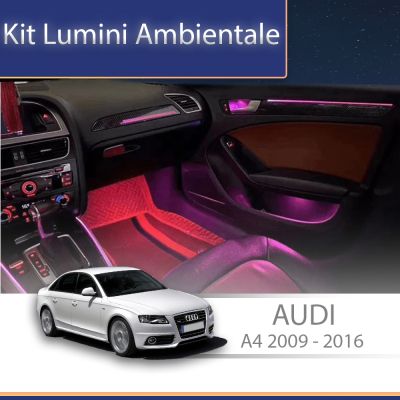Lumini Ambientale NIGHTVIBE  Audi A4 A5 B8 2009-2016 set complet control telefon sau sistem original