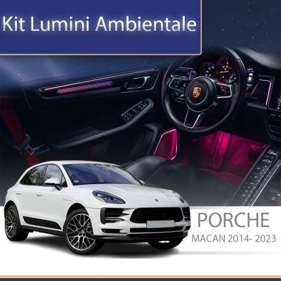 Lumini Ambientale NIGHTVIBE Porsche Macan 2014-2023 set complet control telefon sau sistem original