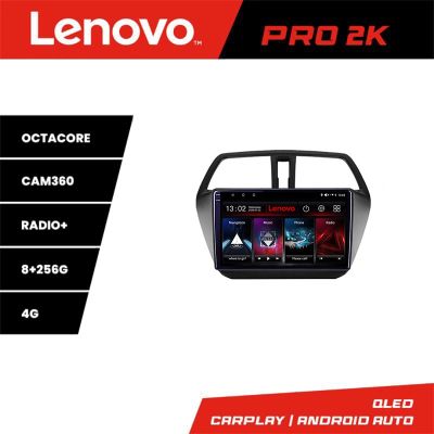 Navigatie Suzuki S-Cross  Lenovo Kit-337 8 core QLED 2K 8+256 360 Android Waze USB Navigatie Internet Youtube Radio