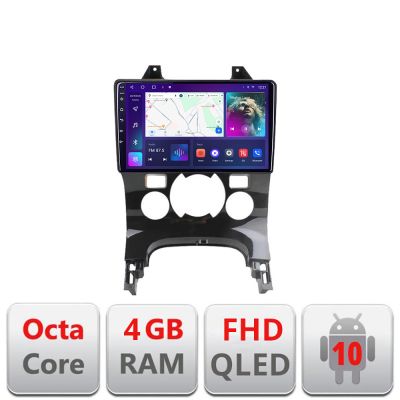 Navigatie Peugeot 3008 B-323 Android Ecran QLED octa core 4+64 carplay android auto KIT-323+EDT-E309V3