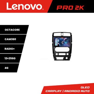 Navigatie Jimny 2007-2016 Lenovo Kit-JIMNY07 8 core QLED 2K 12+256 360 Android Waze USB Navigatie Internet Youtube Radio