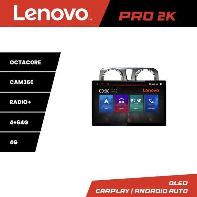 Navigatie Dacia Dokker Lenovo PRO 4+64 13 inch 2K android 4G DSP gps internet  8Core