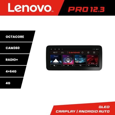Navigatie Nissan Micra 2014-2024 Lenovo PRO 4+64 12.3 inch qled android 4G DSP gps internet  8Core