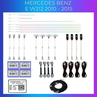 Lumini Ambientale NIGHTVIBE Mercedes E W212 2010-2015 dedicat set complet control telefon sau sistem original