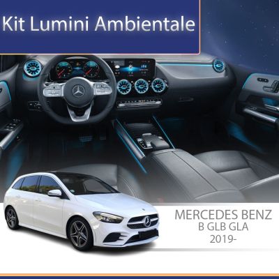 Lumini Ambientale NIGHTVIBE capac suport plafon Mercedes B  GLB  GLA control pe sistemul original sau telefon