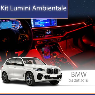 Lumini Ambientale NIGHTVIBE BMW X5 X6 X7 G05 G06 G07 suport pahare iluminat control telefon sau sistem original