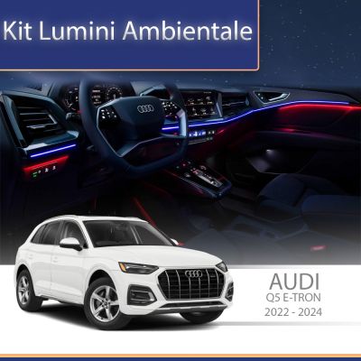 Lumini Ambientale NIGHTVIBE dedicate Audi Q5 E-Tron set complet control telefon sau sistem original