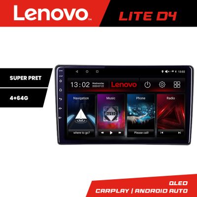Navigatie Renault Trafic 2008-2012 Lenovo 4+64 GB Android Waze USB Navigatie Internet Youtube Radio
