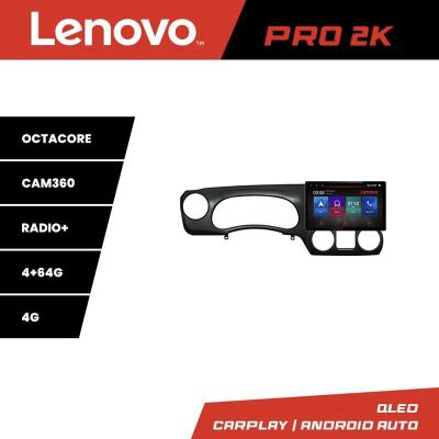 Navigatie Jeep Wrangler 2014-2016 Lenovo PRO 4+64 13 inch 2K android 4G DSP gps internet  Kit-wr-15
