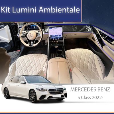 Lumini Ambientale NIGHTVIBE Mercedes Benz W223 tweeter plafon control telefon sau sistem original